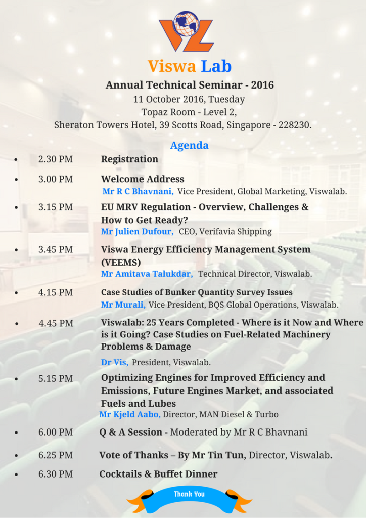 Save The Date - Annual Technical Seminar - Viswa Lab - mfame.guru